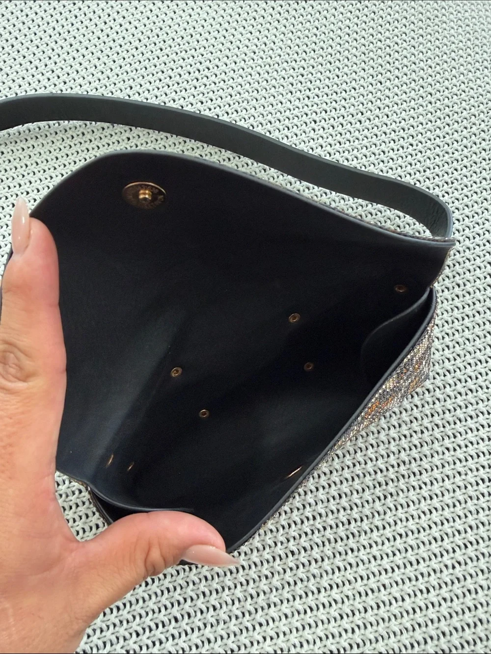 Leopard Print Belt Bag - Brown/Black